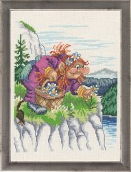 Broderikit Tavla Trollmor