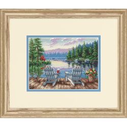 Broderikit Tavla Lakeside Morning The Gold Collection Petites