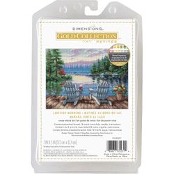 Broderikit Tavla Lakeside Morning The Gold Collection Petites