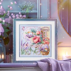Broderikit Tavla Sampler Charming Provence - Charmiga Provence
