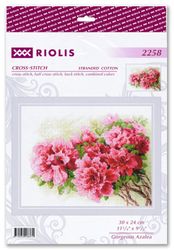 Broderikit Tavla Gorgeous Azalea - Underbar Azalea i bloom