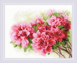 Broderikit Tavla Gorgeous Azalea - Underbar Azalea i bloom