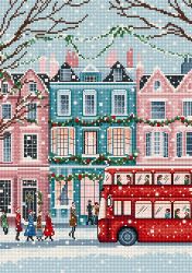 Broderikit Tavla London Snowfall - London snöfall