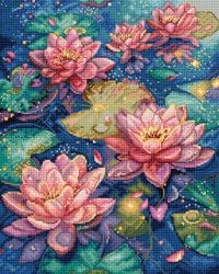 Broderikit Tavla Water lily - Näckros