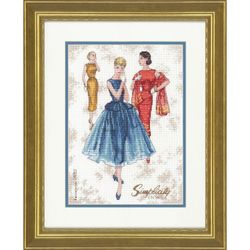 Broderikit Tavla Simplicity Vintage