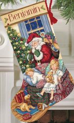 The Gold Collection Broderikit Sweet Dreams Stocking - Julstrumpa