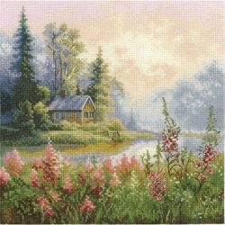 Broderikit Tavla At dawn - I gryningen