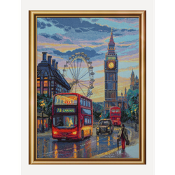 Broderikit Tavla - Aine collection "Rainy London"