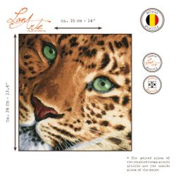 Broderikit Tavla Leopard
