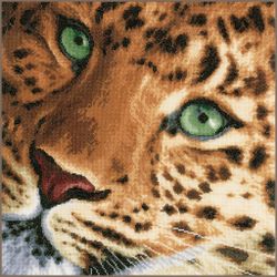 Broderikit Tavla Leopard