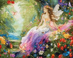 Broderikit Tavla Enchanted Spring - Förtrollad vår