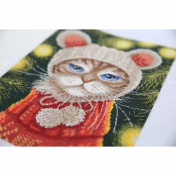 Broderikit Tavla Festive Mood - Festig stämning