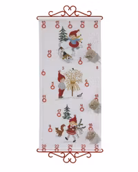 Broderikit Jul Kalender Nissar & Djur