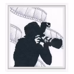 Broderikit Tavla Photographer - Lämna trevliga stunder i minnet