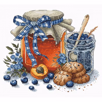 Broderikit Tavla Homemade Delights - Mums, vad gott!