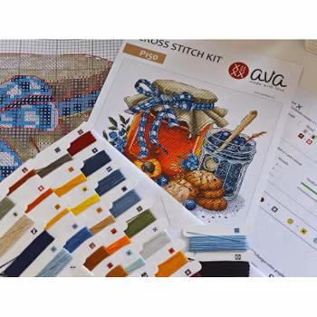 Broderikit Tavla Homemade Delights - Mums, vad gott!