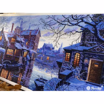 Broderikit Tavla Northern Venice - Norra Venedig