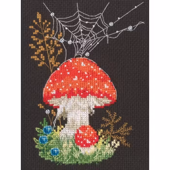 Broderikit Tavla Forest decorations - Skogens dekor