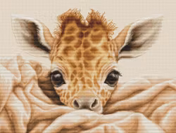 Broderikit Tavla The Baby Girafee - Bebis Giraff