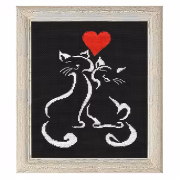 Broderikit Tavla L`amour - Kärlek