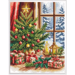 Broderikit Tavla Christmas tree - Julgran