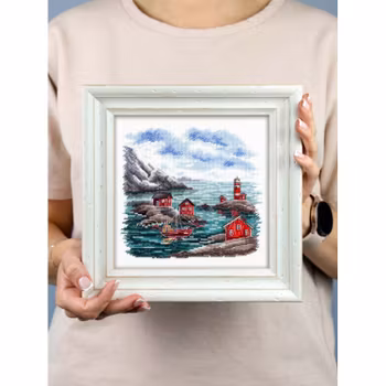 Broderikit Tavla Scandinavian Coast - Skandinaviska kusten