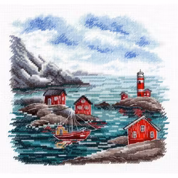 Broderikit Tavla Scandinavian Coast - Skandinaviska kusten