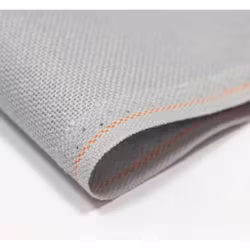 Grå Aida Broderiväv 16 count (6,4 rutor/cm) 50x100 cm (art.713) Zweigart