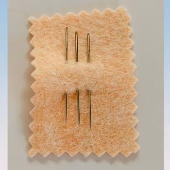 Vassa broderinålar för efterstygn och fritt broderi nr 24 - 3 st