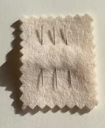 Vassa broderinålar för efterstygn och fritt broderi nr 26 - 3 st