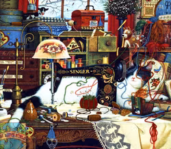 The Gold Collection Broderikit Tavla Maggie the Messmaker