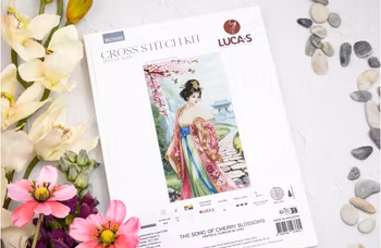 Broderikit Tavla The song of cherry blossoms - När körsbärsblommorna blommar