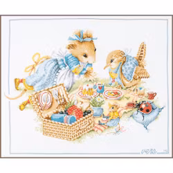 Broderikit Tavla Picknick med Vera