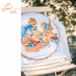 Broderikit Tavla Picknick med Vera