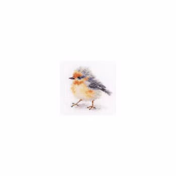 Broderikit Tavla Liten fågel 2