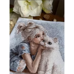 Broderikit Tavla The friend - Vänner