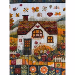 Broderikit Tavla Autumn Patterns - Höstmönster