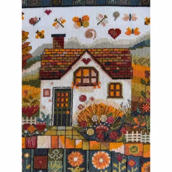 Broderikit Tavla Autumn Patterns - Höstmönster
