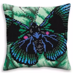 Broderikit Kudde Batterfly graphics - Fjäril 2