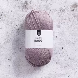 Bambu Raggi Järbo 100g 50% Ull ”Superwash”, 25% Bambu, 25% Polyamid