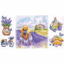 Broderikit Tavla Sharmen av Provence
