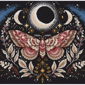 Broderikit Tavla The Moth - Mal