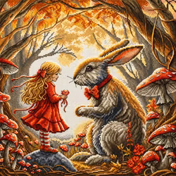 Broderikit Tavla The World of Stories - Sagornas värld