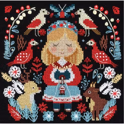 Broderikit Tavla Mistress of the Forest - Skogens härskarinna