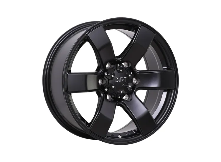 DIRT A.T D22 Flatblack, mattsvart aluminiumfälg