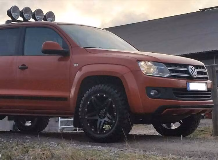 D66 Flatblack 9x17 5/120 ET25