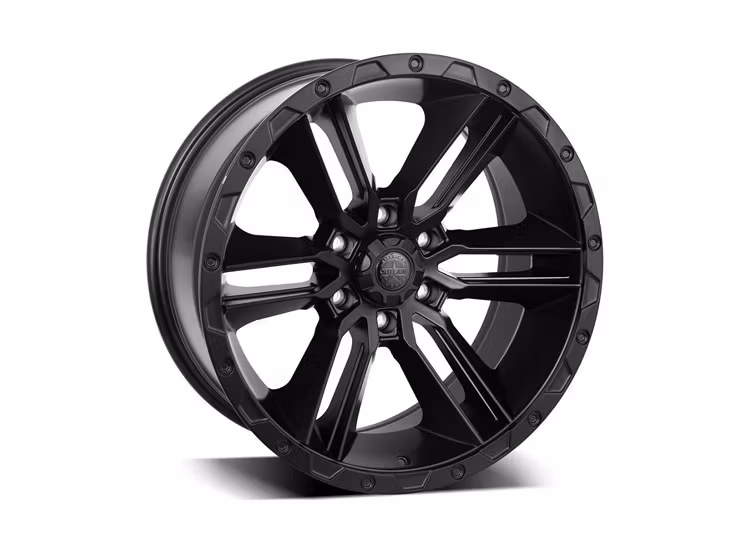 Komplett fälgpaket A145 Flatblack 9x18 6/139,7 ET25 265/60R18