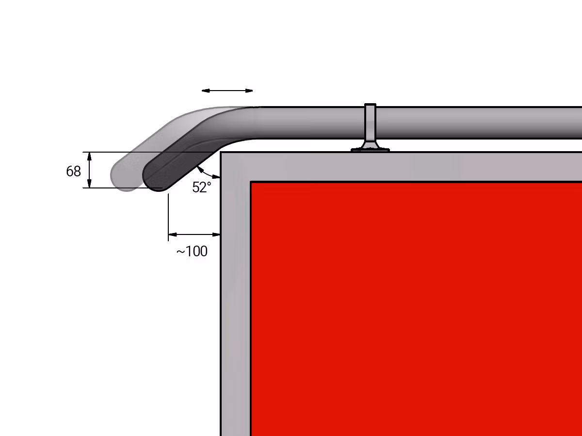 T-Rack MAXI Design takbåge Toyota Hilux 16+ Stellakåpan anpassad