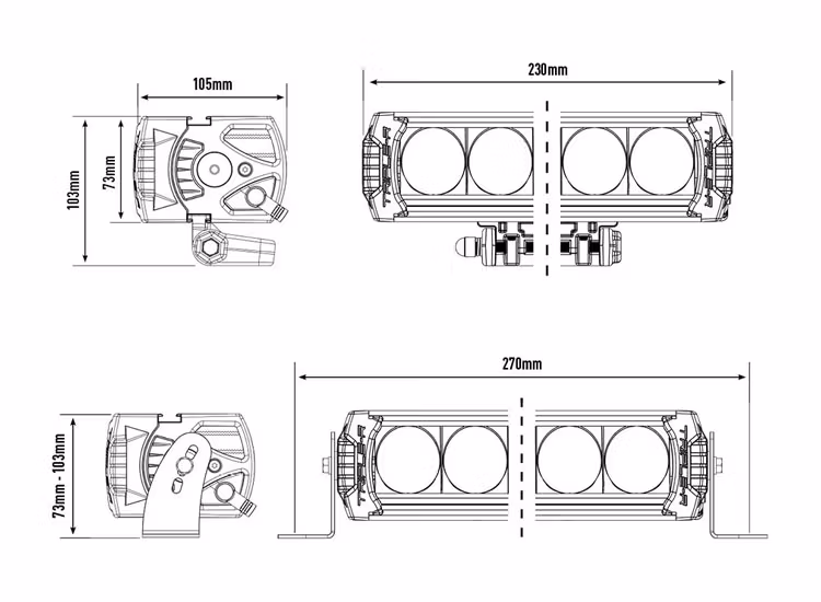 Lazer Triple-R 750 8,6 tum LED ramp