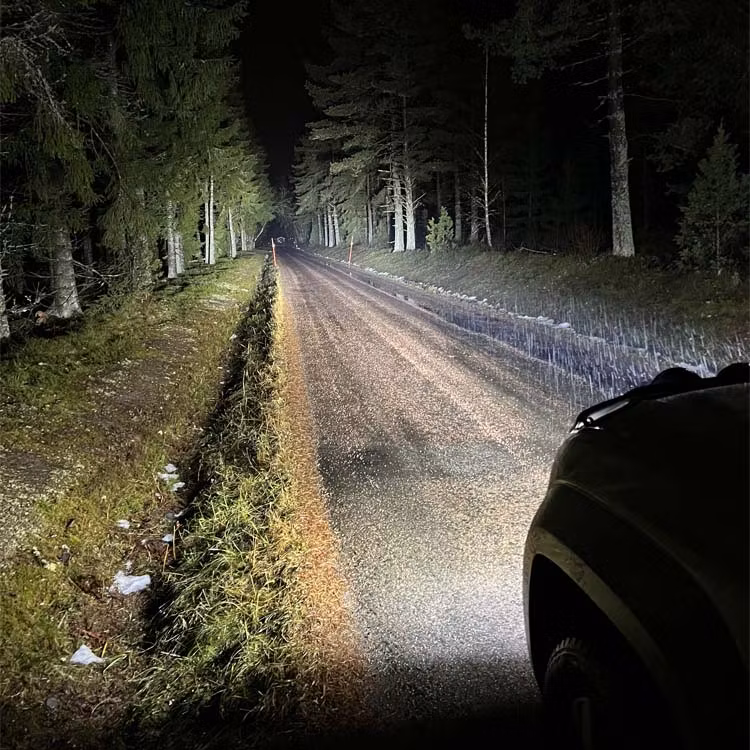 5-Pack BaseX Lights 9tum LED-extraljus med kabelsats